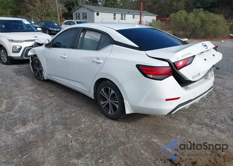 2020 Nissan Sentra Sv Xtronic Cvt z USA, uszkodzony, nr VIN 3N1AB8CV5LY257544